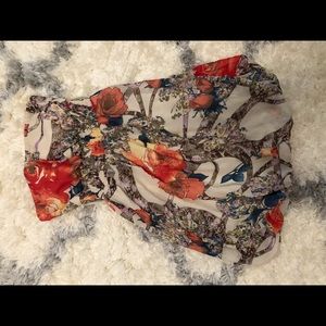 Floral short dress